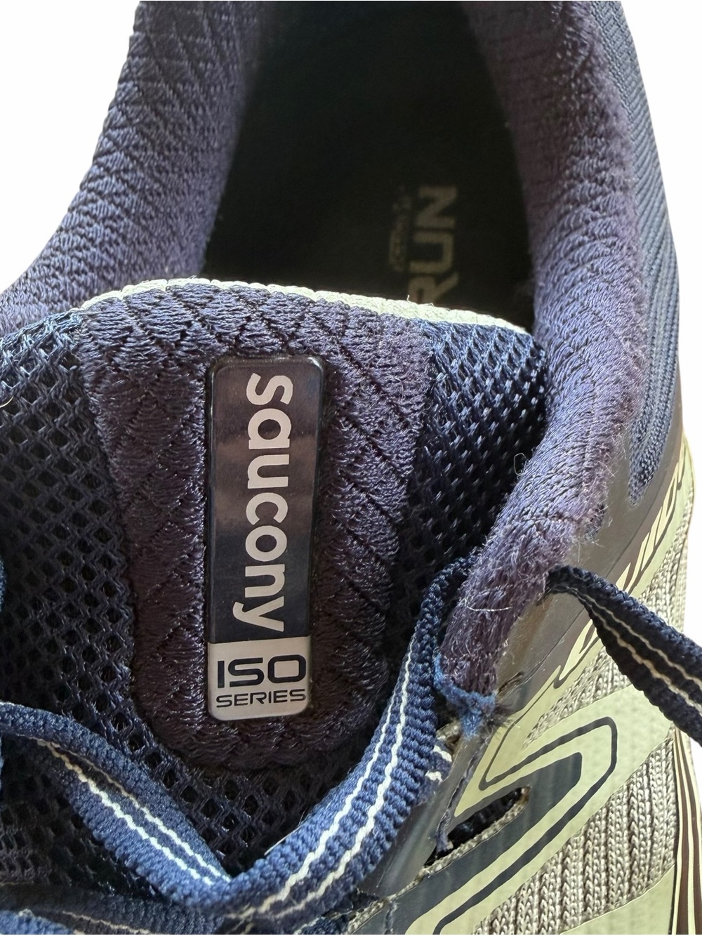 Saucony Guide ISO Mens Size 11 Gray Navy Running Shoes Sneakers S20415-1 - Picture 7 of 14
